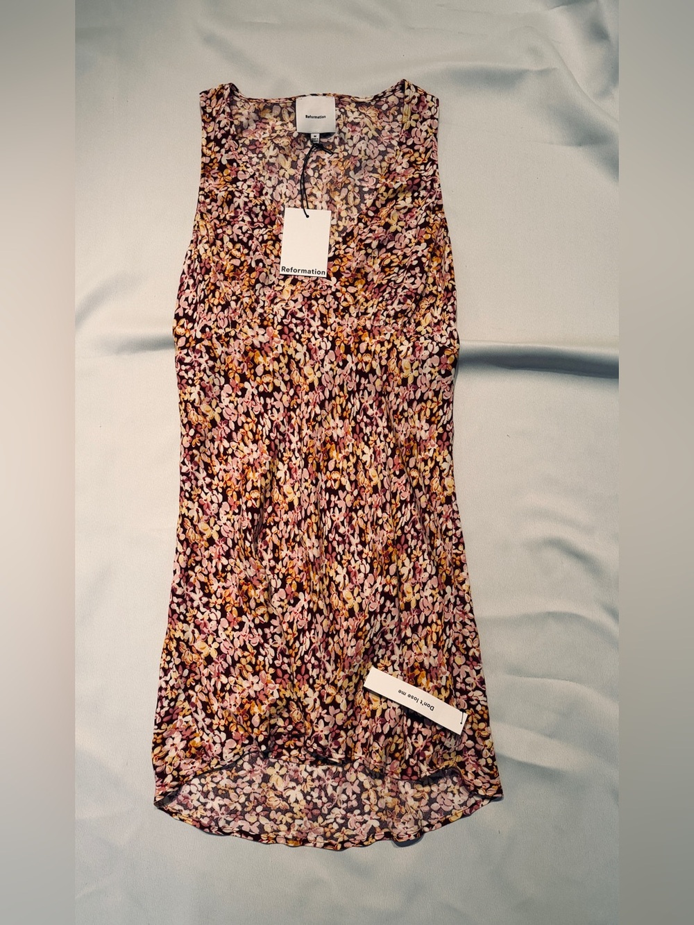 NWT Reformation Calix Dress Bisou Size M